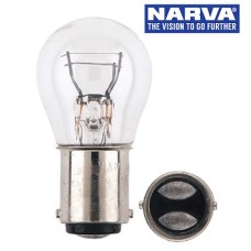 Narva 47381 - 12V 20/5W BA15d Incandescent Globes (Box of 10)